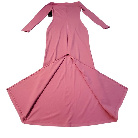 Wild Fable Pink Off-Shoulder Long-Sleeve Dress Stretchable fit Long sleeves XS - Picture 12 of 13